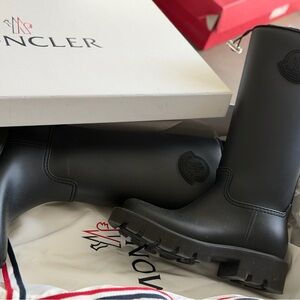 Moncler Matte Black Boots